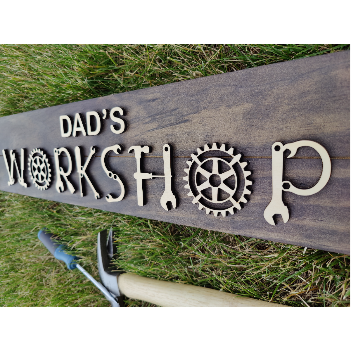 Gifts for Dad Garage Accessories for Men Garage Gifts Papa Gifts for  Birthday Fathers Day Workshop Accessories Garage Signs Wooden Hanging Sign